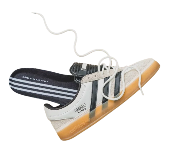 adidas Benito Off-White & Black Low-Top Sneakers