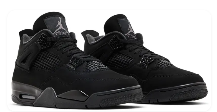 Jordan 4 Retro Black Cat (2025) – All-Black Sneakers