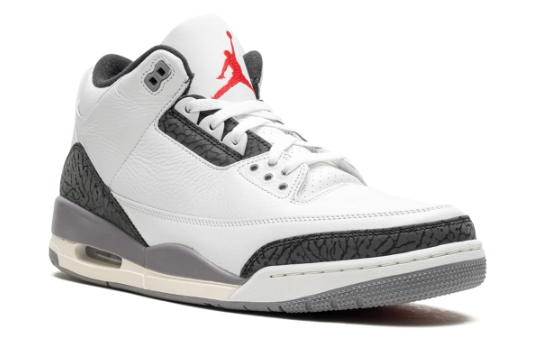Air Jordan 3 – White & Gray
