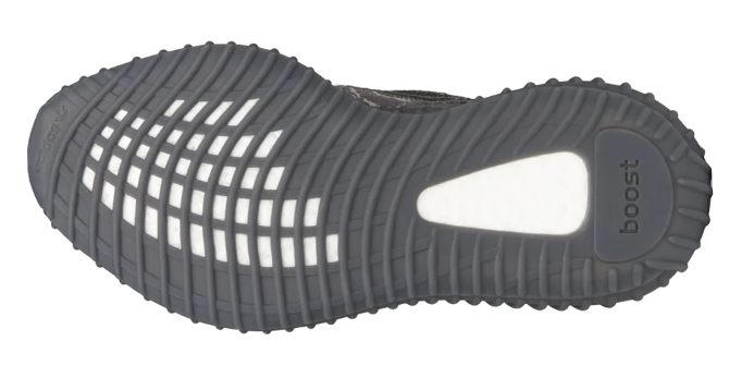 adidas Yeezy Boost 350 V2 Grey & Black Sneakers