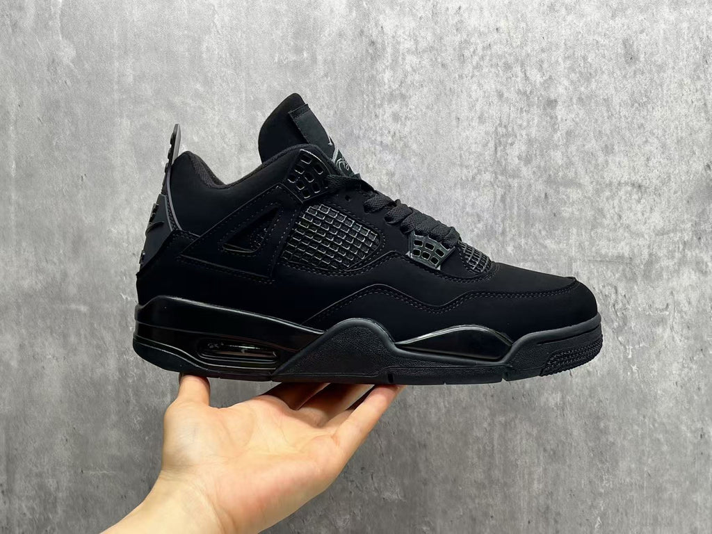 Air Jordan 4 Retro Black Cat – All-Black Sneakers