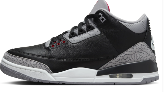 Air Jordan 3 OG 'Black Cement' (2024)