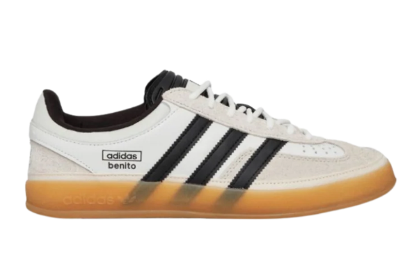 adidas Benito Off-White & Black Low-Top Sneakers