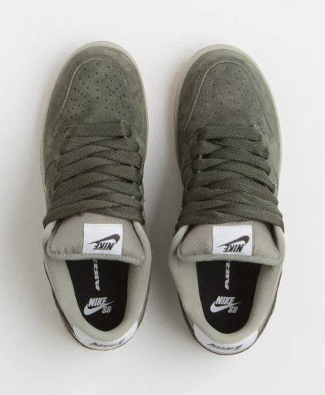Nike SB Dunk Low Pro B Shoes - Sequoia / Light Army / White