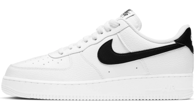 Nike Air Force 1 '07 – White & Black Low-Top Sneakers