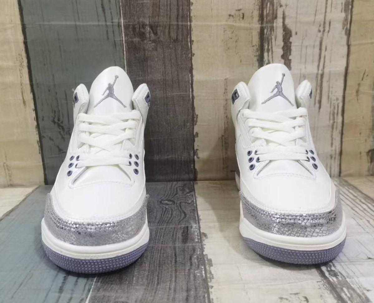 Air Jordan 3 Retro Beige-Silver – Men's Sneakers