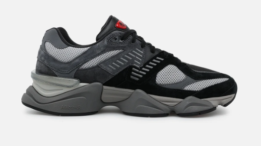 Black Chunky Sneakers with Contrast NY Logo