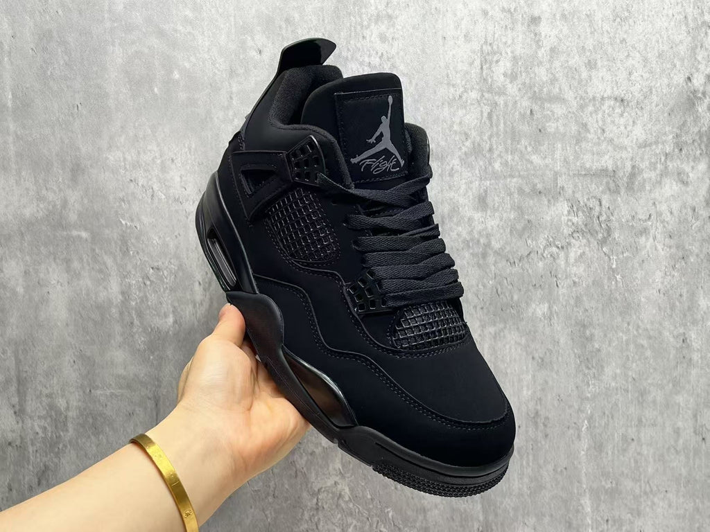 Air Jordan 4 Retro Black Cat – All-Black Sneakers