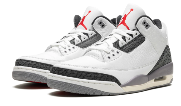 Air Jordan 3 – White & Gray