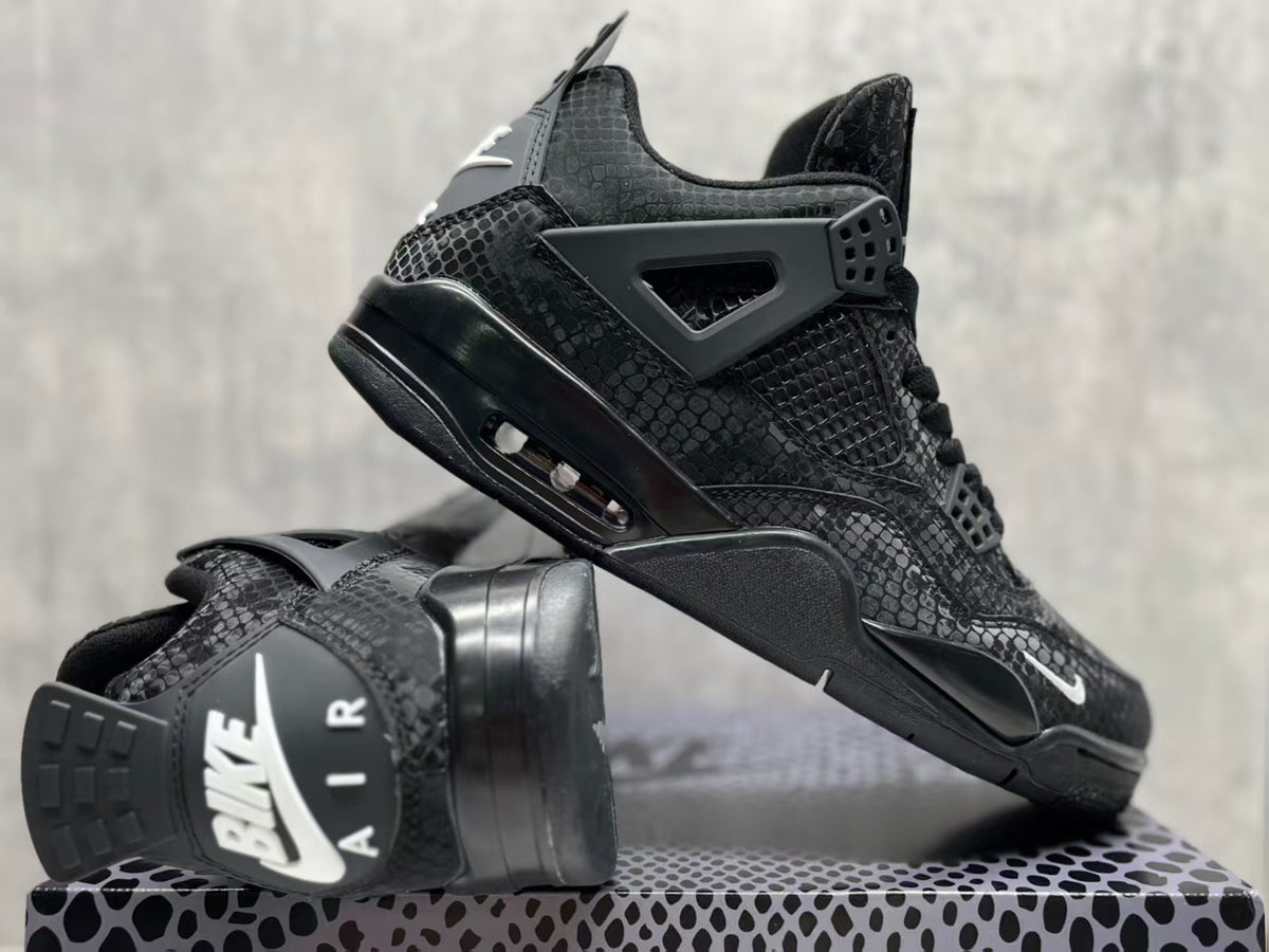 Air Jordan 4 Retro Black Mamba – Black Sneakers