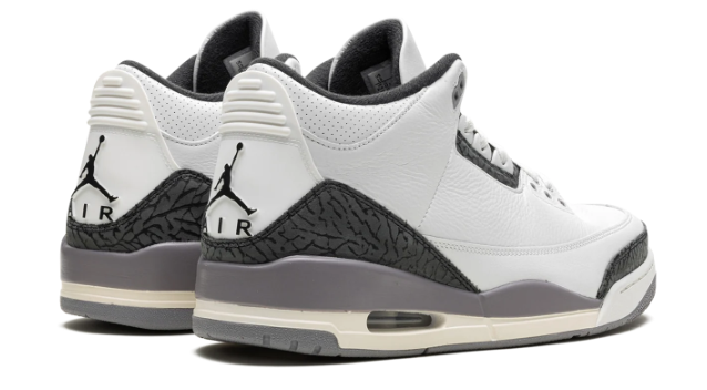 Air Jordan 3 – White & Gray