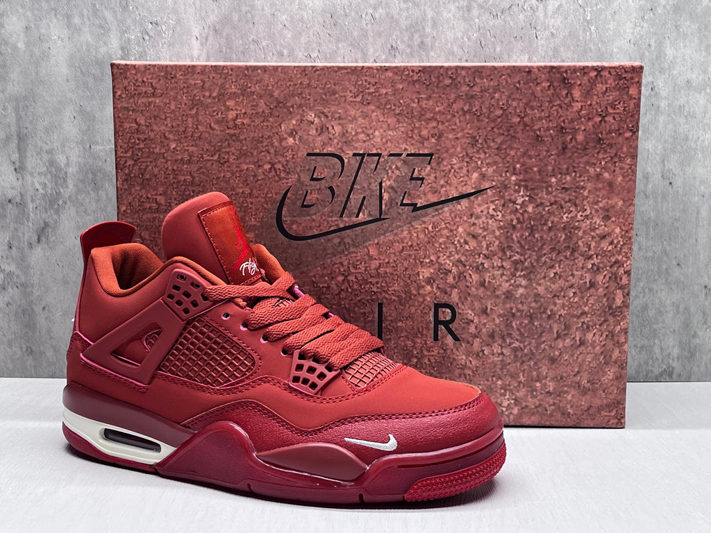 Air Jordan 4 Retro Bike Air – Red Sneakers