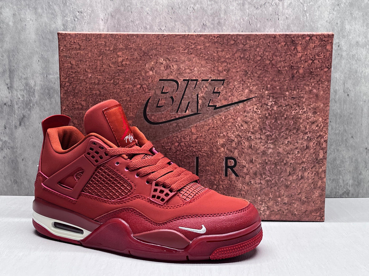 Air Jordan 4 Retro Bike Air – Red Sneakers