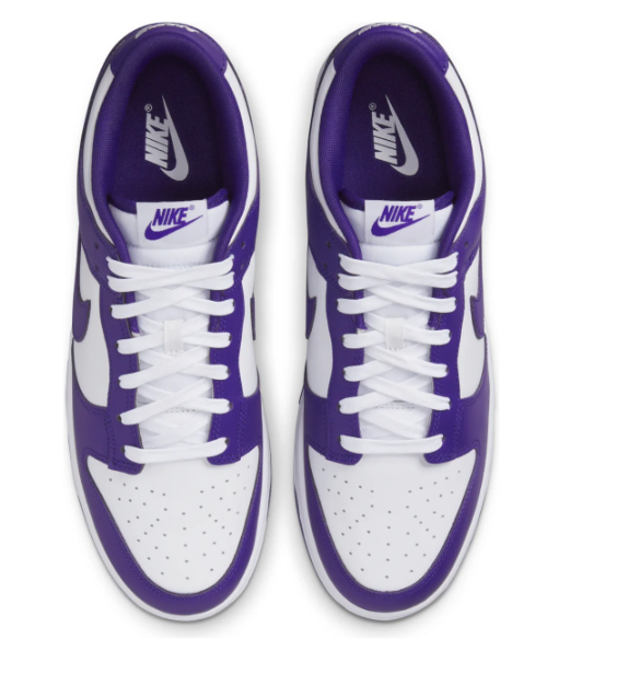 Nike Purple & White Low-Top Sneakers