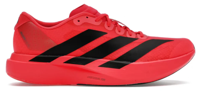 Men's adidas Adizero Evo SL Running Shoes – Red & Black (Clearance)