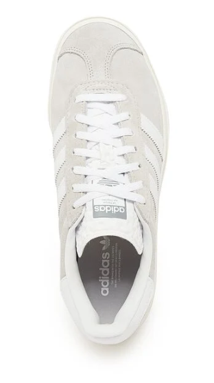 adidas Gazelle Bold Women's Platform Sneakers – Grey White