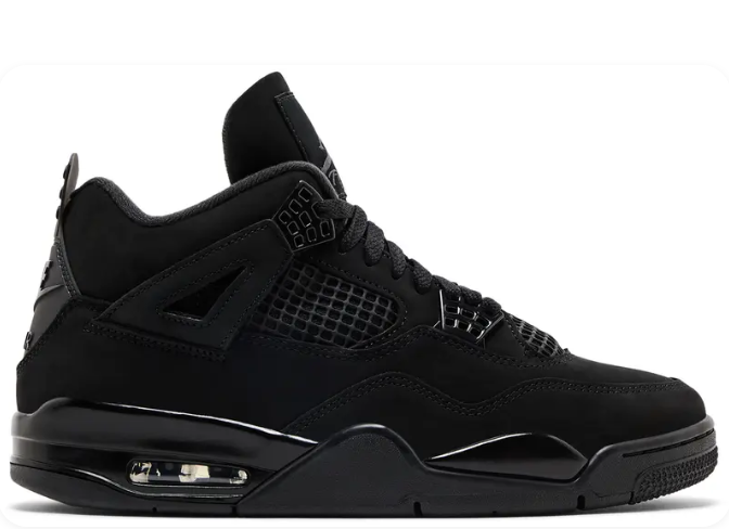Jordan 4 Retro Black Cat (2025) – All-Black Sneakers