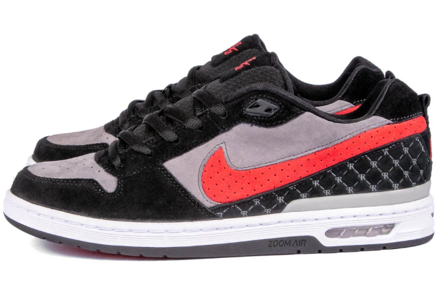 Nike SB Paul Rodriguez Zoom Air Low — Black / Varsity Red / Flint Grey