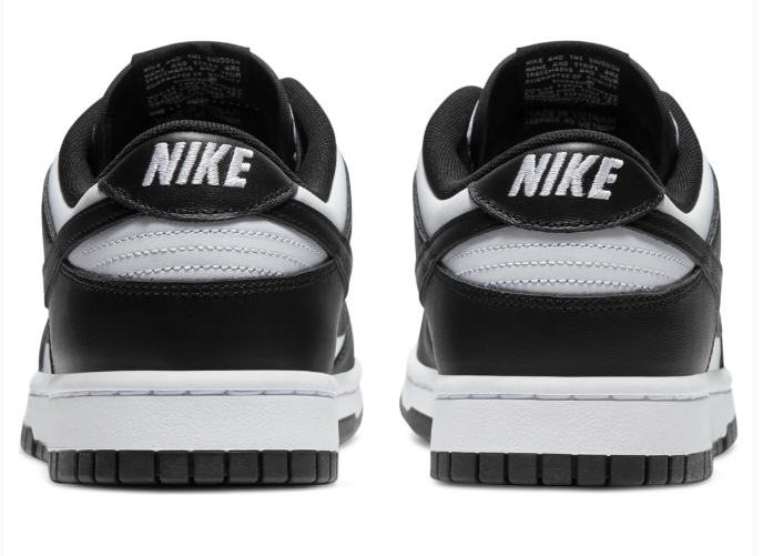 Nike Dunk Low 'Panda Black White' Sneakers