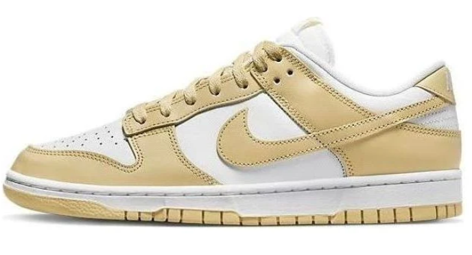 Nike Dunk Low Beige & White Sneakers