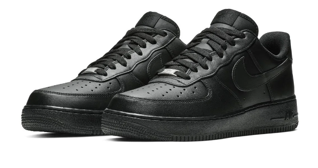 Nike Air Force 1 '07 'Triple Black' Sneakers
