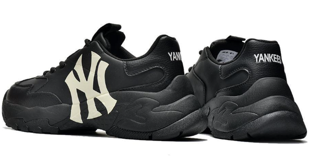 MLB Big Ball X Chunky New York Yankees Sneakers – Black