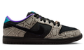 Nike SB Dunk Low Dashawn Jordan – Black & Fierce Purple Snakeskin Print
