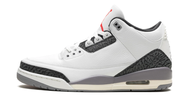 Air Jordan 3 – White & Gray